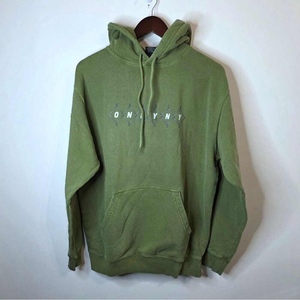 Only NY Green Wire Cutters Chain-link Fence Hoodie Brand New Size Small